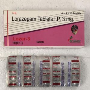 Lorazepam 3mg Tablets